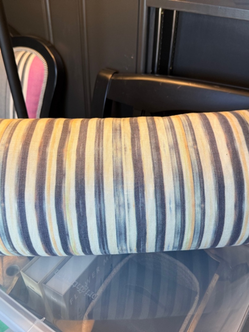 Mackenzie Childs Cylinder Pillow